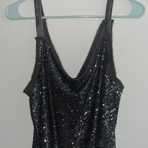 Free People Sequin Bodysuit